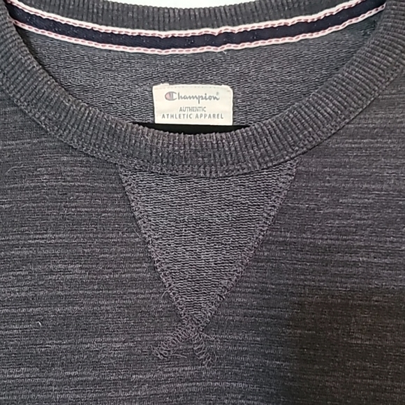 Men's Champion French Terry Crew Stealth Grey Size X Large - Picture 1 of 13